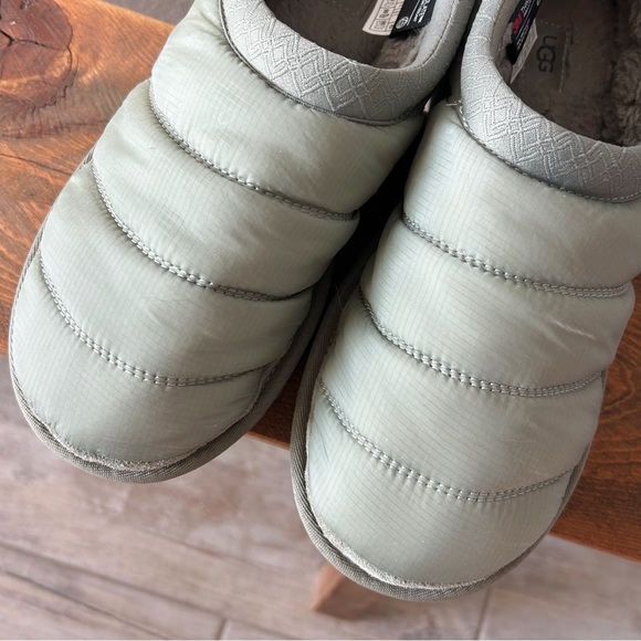 UGG ‘Tasman’ Quilted Slides Olive Green Thinsolate Women - Picture 2 of 9